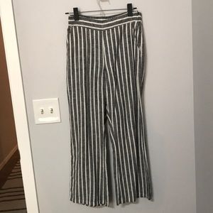 Striped Ankle Pants